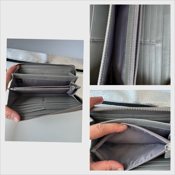 Coach 18770 Chelsea East West Shimmer Patent Leather Shoulder/Tote Bag + Wallet - Picture 15 of 15